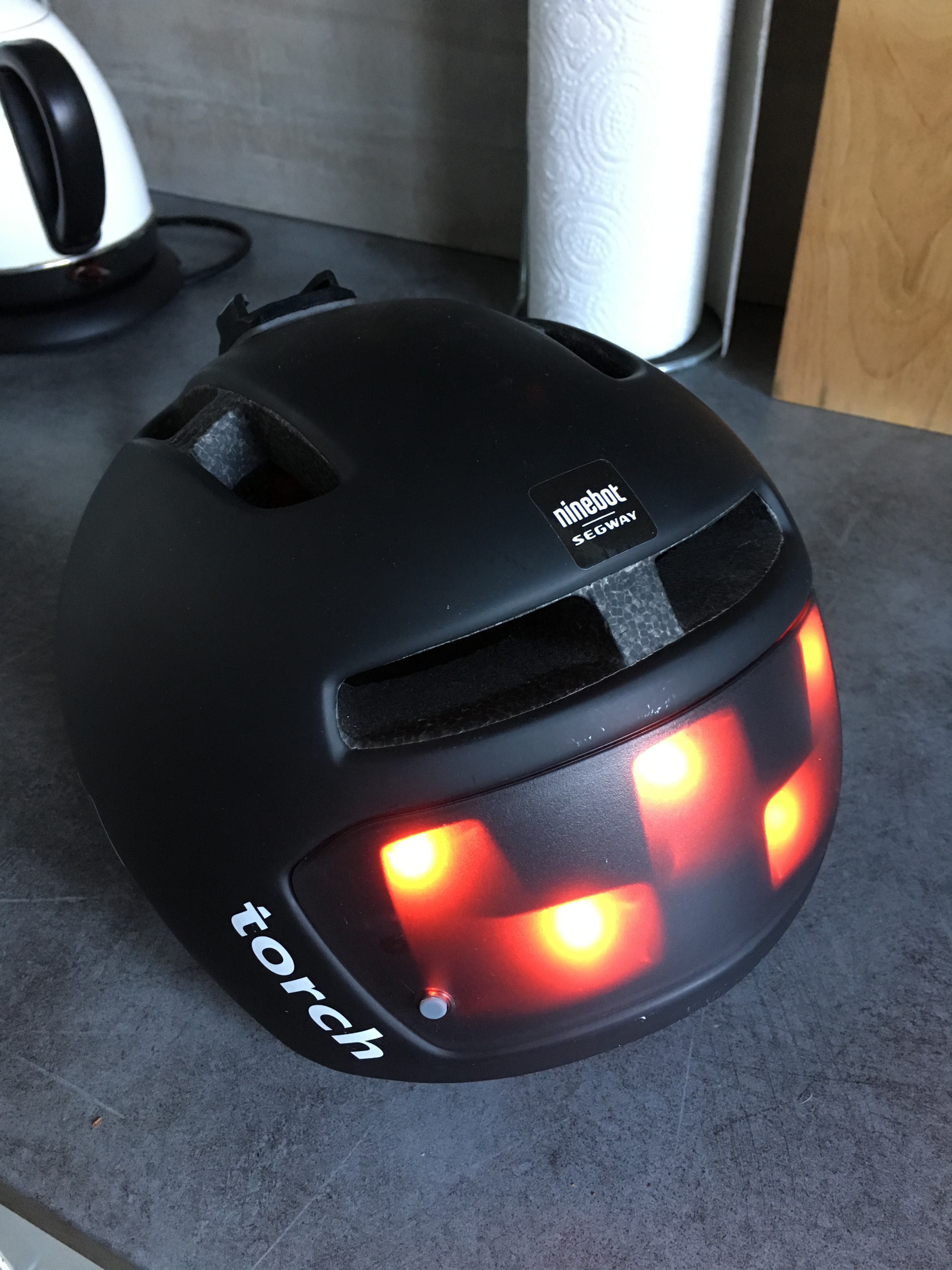 Casque vélo torch avec led intégrée