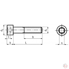 Vis roue / jante arrière Dualtron Mini inox A4-80